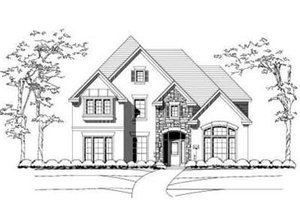 Traditional Exterior - Front Elevation Plan #411-106
