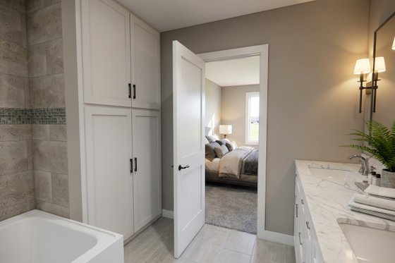 Interior - Master Bathroom 1 for Craftsman House Plan #51-1521 - 4 bed, 2.5 bath