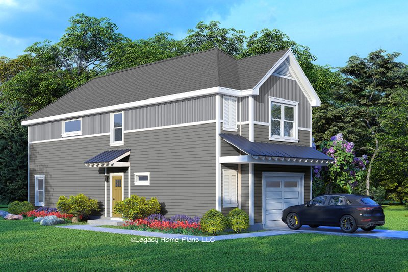 Dream House Plan - Modern Exterior - Front Elevation Plan #932-793