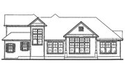 Traditional Style House Plan - 3 Beds 2.5 Baths 1902 Sq/Ft Plan #20-612 