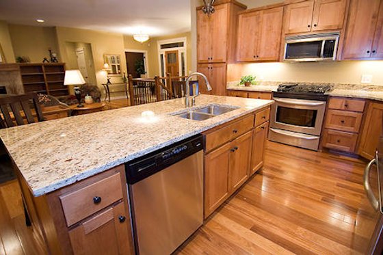 Kitchen photo of Craftsman style home