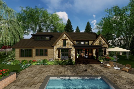 Exterior - Other Elevation 2 for Contemporary House Plan #51-585 - 3 bed, 2.5 bath
