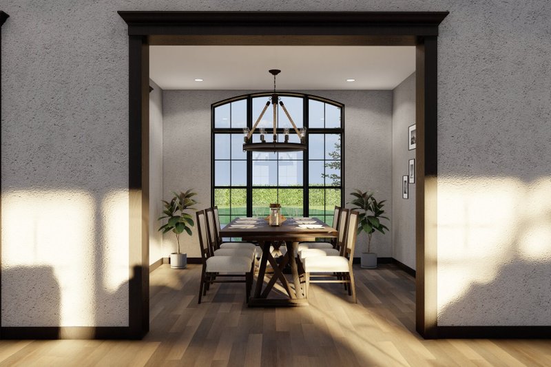 House Design - Interior - Dining Room for European House Plan #17-2523 - 4 bed, 2.5 bath