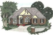 Traditional Style House Plan - 3 Beds 2 Baths 1732 Sq/Ft Plan #129-104 