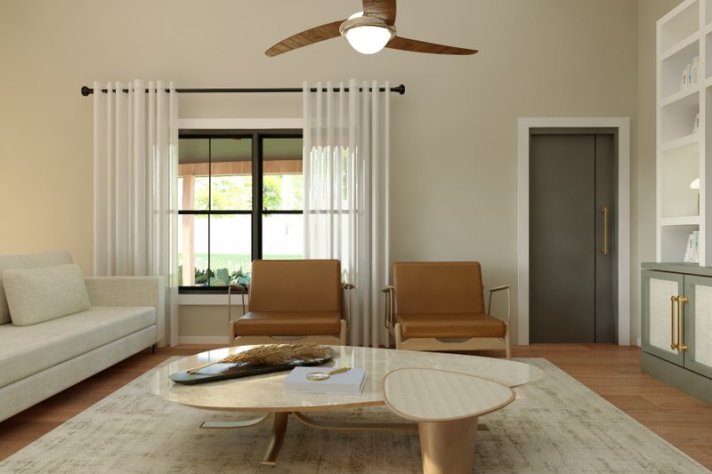 House Design - Interior - Family Room 2 for Barndominium House Plan #1064-299 - 2 bed, 1 bath
