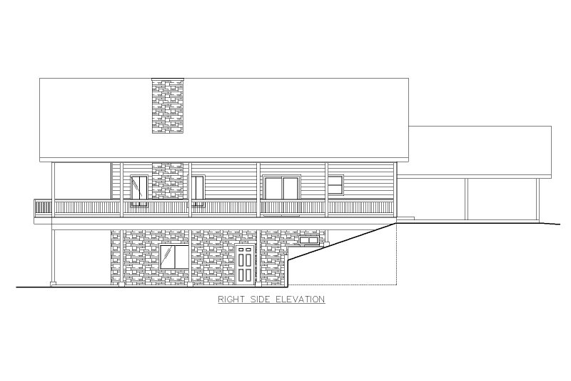Dream House Plan - Exterior - Other Elevation 1 for Craftsman House Plan #117-1021 - 2 bed, 3 bath
