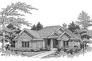 Traditional Style House Plan - 3 Beds 2 Baths 1912 Sq/Ft Plan #70-275 