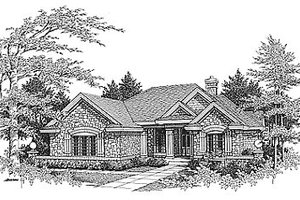 Traditional Exterior - Front Elevation Plan #70-275