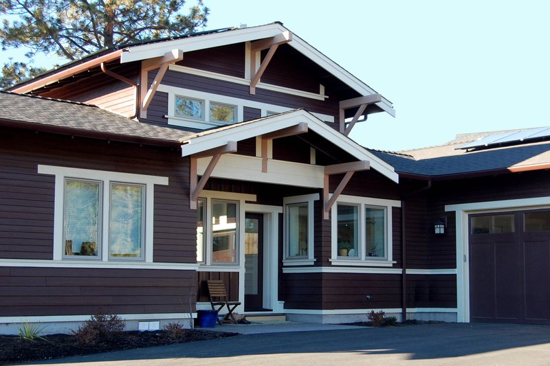 House Blueprint - Exterior - Other Elevation 1 for Craftsman House Plan #895-22 - 3 bed, 2 bath