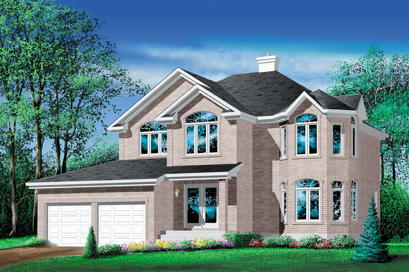 Home Plan - Traditional Exterior - Front Elevation Plan #25-2064