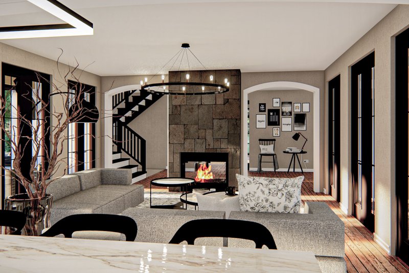 Home Plan - Interior - Other for Mediterranean House Plan #455-555 - 4 bed, 3.5 bath