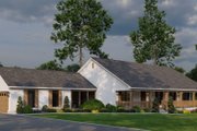 Country Style House Plan - 3 Beds 2 Baths 1800 Sq/Ft Plan #17-2612 
