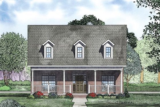 Exterior - Other Elevation for Traditional House Plan #17-2423 - 2 bed, 2 bath