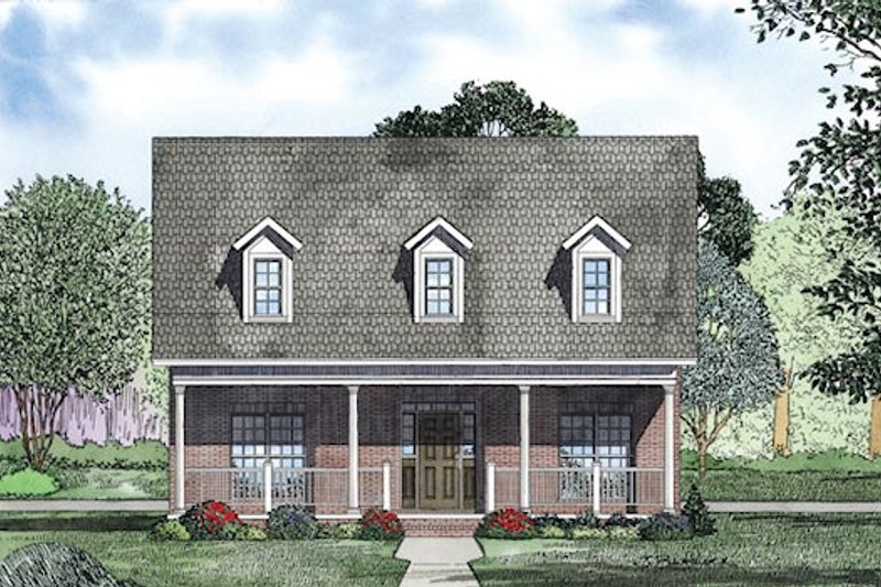 House Design - Exterior - Other Elevation for Traditional House Plan #17-2423 - 2 bed, 2 bath