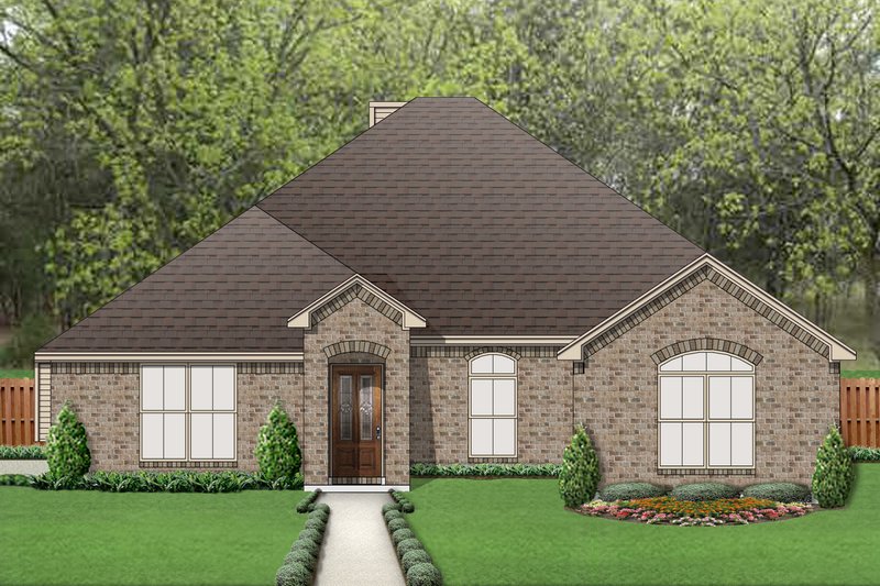 Dream House Plan - Traditional Exterior - Front Elevation Plan #84-579