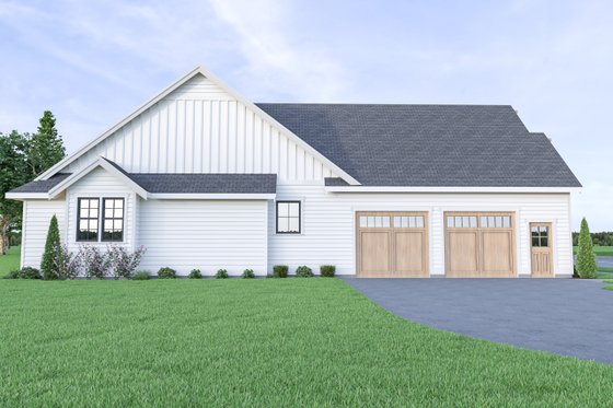 Exterior - Other Elevation for Contemporary House Plan #1070-86 - 3 bed, 3.5 bath