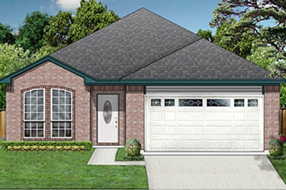 Exterior - Front Elevation for Traditional House Plan #84-325 - 3 bed, 2 bath