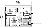 Colonial Style House Plan - 3 Beds 1 Baths 2250 Sq/Ft Plan #25-4859 