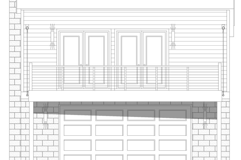 Dream House Plan - Exterior - Front Elevation 3 for Contemporary House Plan #932-615 - 1 bed, 1 bath