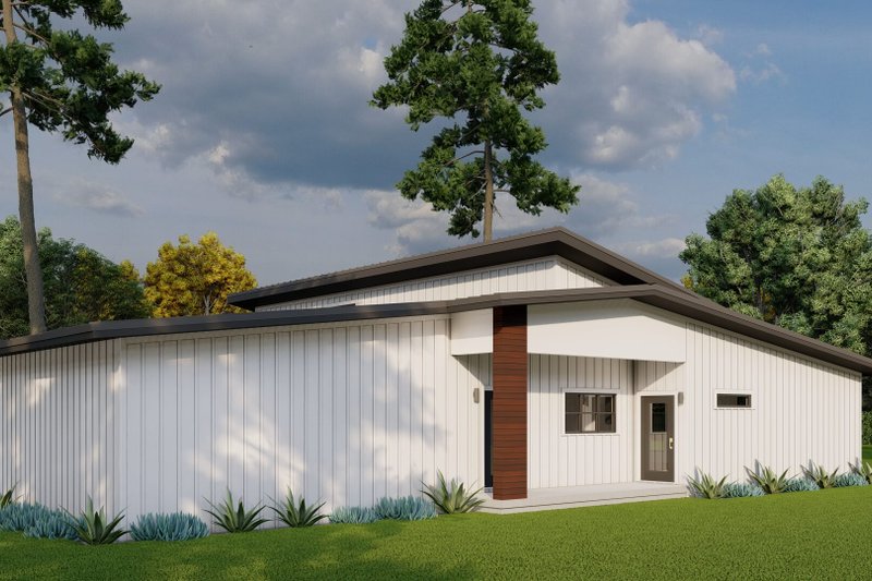 Architectural House Design - Exterior - Other Elevation 2 for Modern House Plan #923-433 - 3 bed, 2 bath