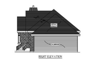 Exterior - Other Elevation 1 for Traditional House Plan #138-313 - 2 bed, 1.5 bath