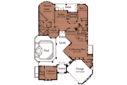 Mediterranean Style House Plan - 3 Beds 3.5 Baths 2667 Sq/Ft Plan #115-103 