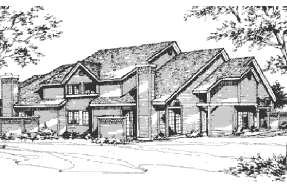 Exterior - Other Elevation for Contemporary House Plan #320-330 - 2 bed, 2 bath