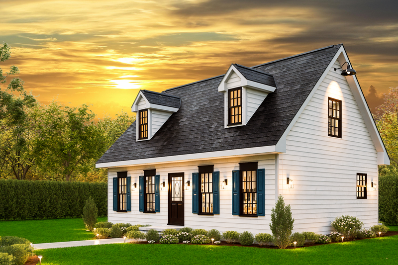 House Plan Design - Exterior - Front Elevation 3 for Traditional House Plan #54-634 - 3 bed, 2 bath