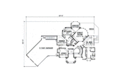 European Style House Plan - 4 Beds 4 Baths 3527 Sq/Ft Plan #67-335 Floor 