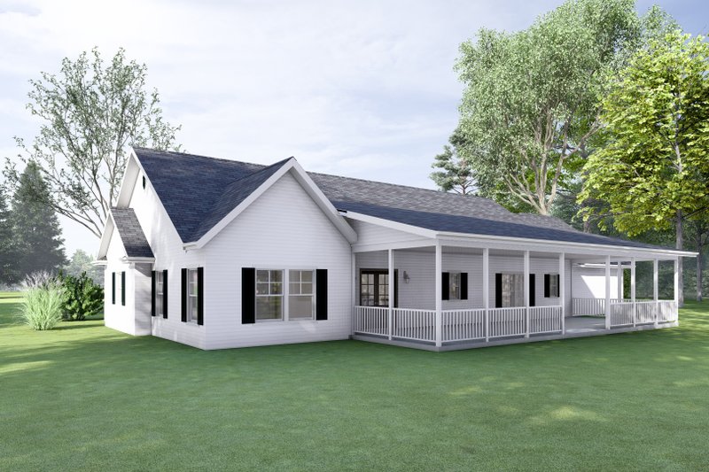 House Blueprint - Photo 10 for Farmhouse House Plan #1109-22 - 3 bed, 2 bath