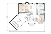 European Style House Plan - 5 Beds 2.5 Baths 3078 Sq/Ft Plan #23-296 
