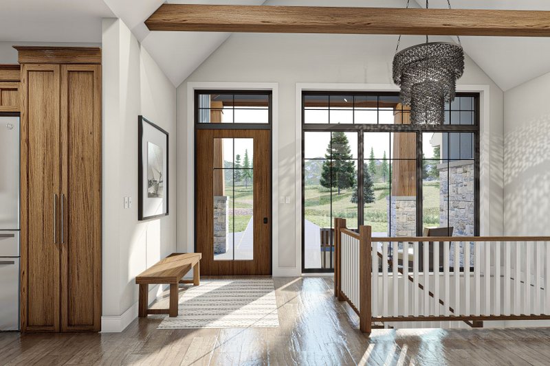 Architectural House Design - Interior - Entry for Beach House Plan #455-534 - 2 bed, 2 bath