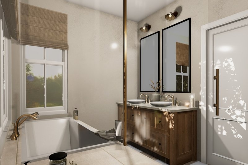 House Blueprint - Interior - Bathroom for Country House Plan #23-2817 - 4 bed, 3 bath