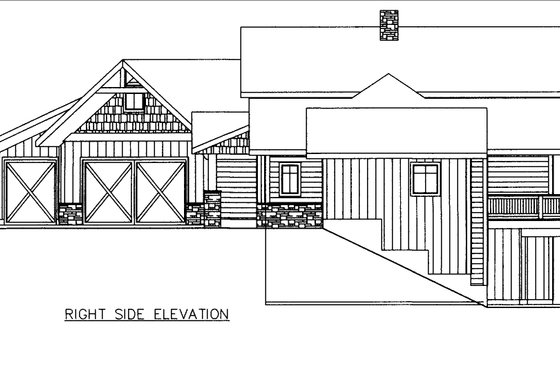 Exterior - Other Elevation 1 for Craftsman House Plan #117-1115 - 3 bed, 3 bath