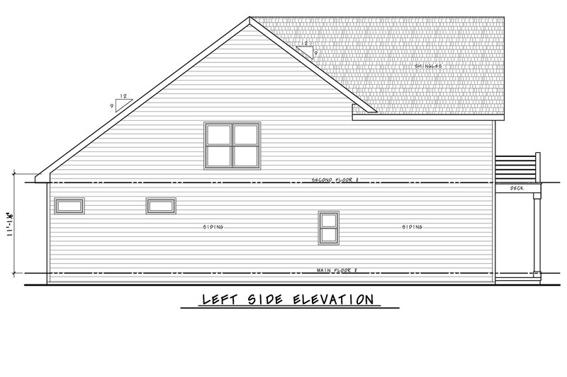 Architectural House Design - Exterior - Other Elevation for Modern House Plan #20-2506 - 4 bed, 3.5 bath