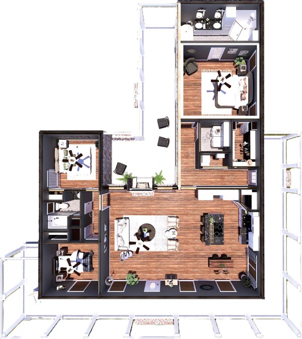 Dream House Plan - Country Floor Plan - Other Floor Plan #44-196
