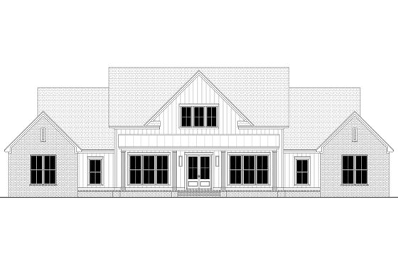 Exterior - Front Elevation 10 for Farmhouse House Plan #430-420 - 4 bed, 3.5 bath