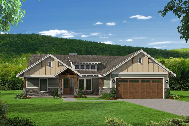Home Plan - Country Exterior - Front Elevation Plan #932-138