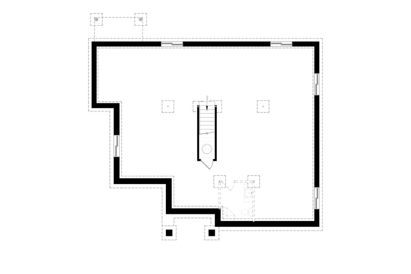 Dream House Plan - Unfinished Basement