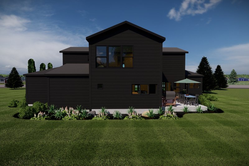 Contemporary Style House Plan 4 Beds 2 5 Baths 2047 Sq Ft Plan 1075   W800x533 