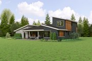 Contemporary Style House Plan - 4 Beds 3 Baths 2200 Sq/Ft Plan #48-1155 