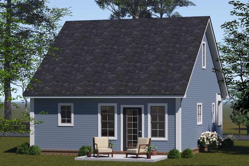 House Plan Design - Exterior - Other Elevation 1 for Cottage House Plan #513-2389 - 2 bed, 2 bath
