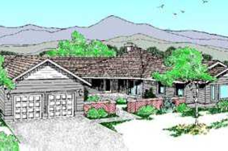 Home Plan - Traditional Exterior - Front Elevation Plan #60-481