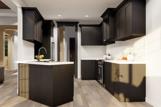 Interior - Kitchen for Craftsman House Plan #17-2219 - 3 bed, 2 bath