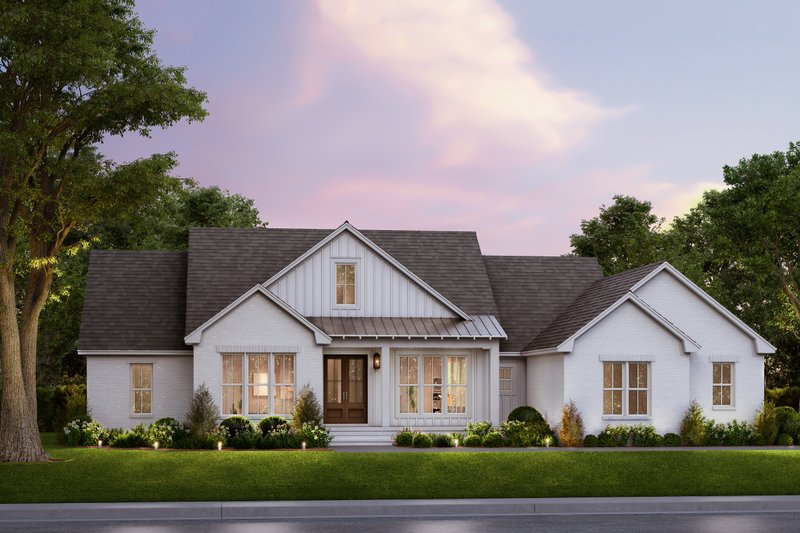 Dream House Plan - Exterior - Front Elevation 4 for Farmhouse House Plan #430-365 - 4 bed, 2.5 bath