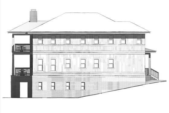 Exterior - Other Elevation 1 for Contemporary House Plan #926-4 - 5 bed, 3.5 bath