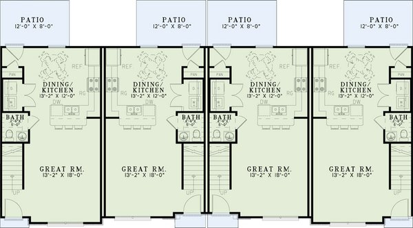 Country Floor Plan - Main Floor Plan #17-3421