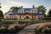 Farmhouse Style House Plan - 5 Beds 3 Baths 2706 Sq/Ft Plan #1109-15 Photo 
