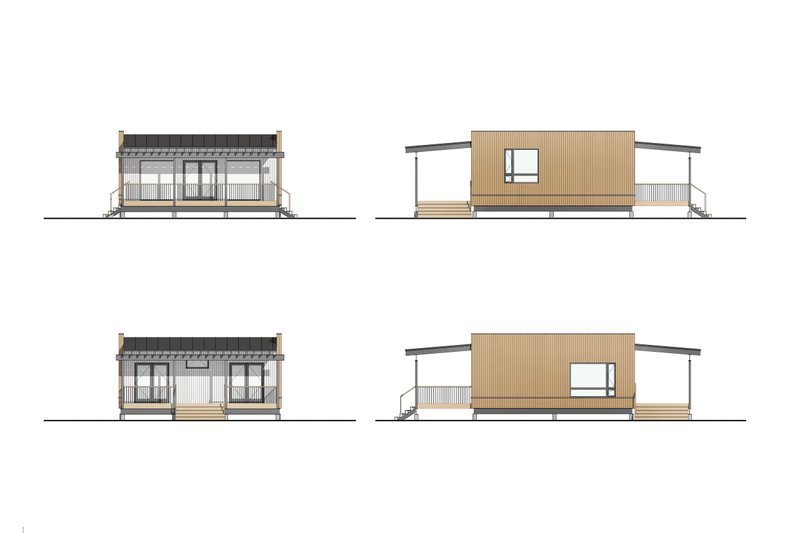 Home Plan - Photo for Cabin House Plan #924-24 - 2 bed, 1 bath