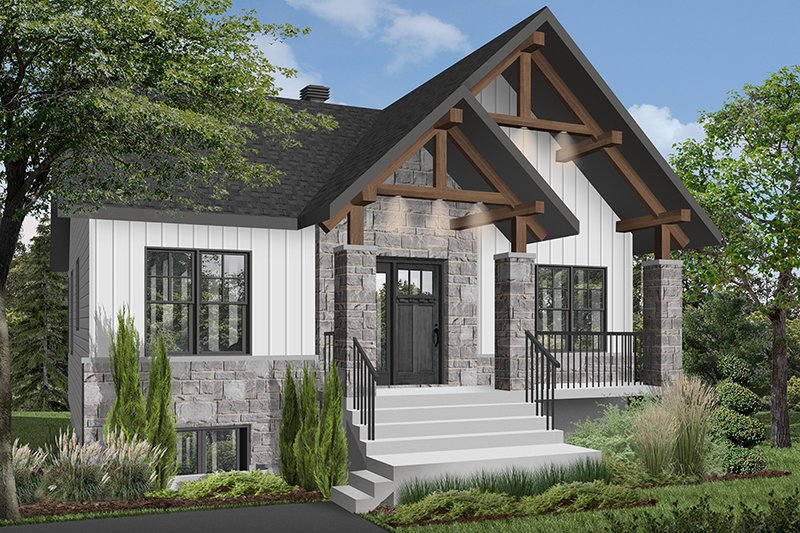 House Design - Bungalow Exterior - Front Elevation Plan #23-2812